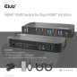 Club 3D CSV-1382 KVM / audio-switch Desktop